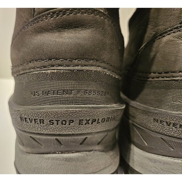 NorthFace Black Slip-on Winter Insulated Boots Heat Seeker 200 Gram Mens Size 12 - Picture 5 of 15